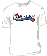 White Ballwaslife Philly T-Shirt
